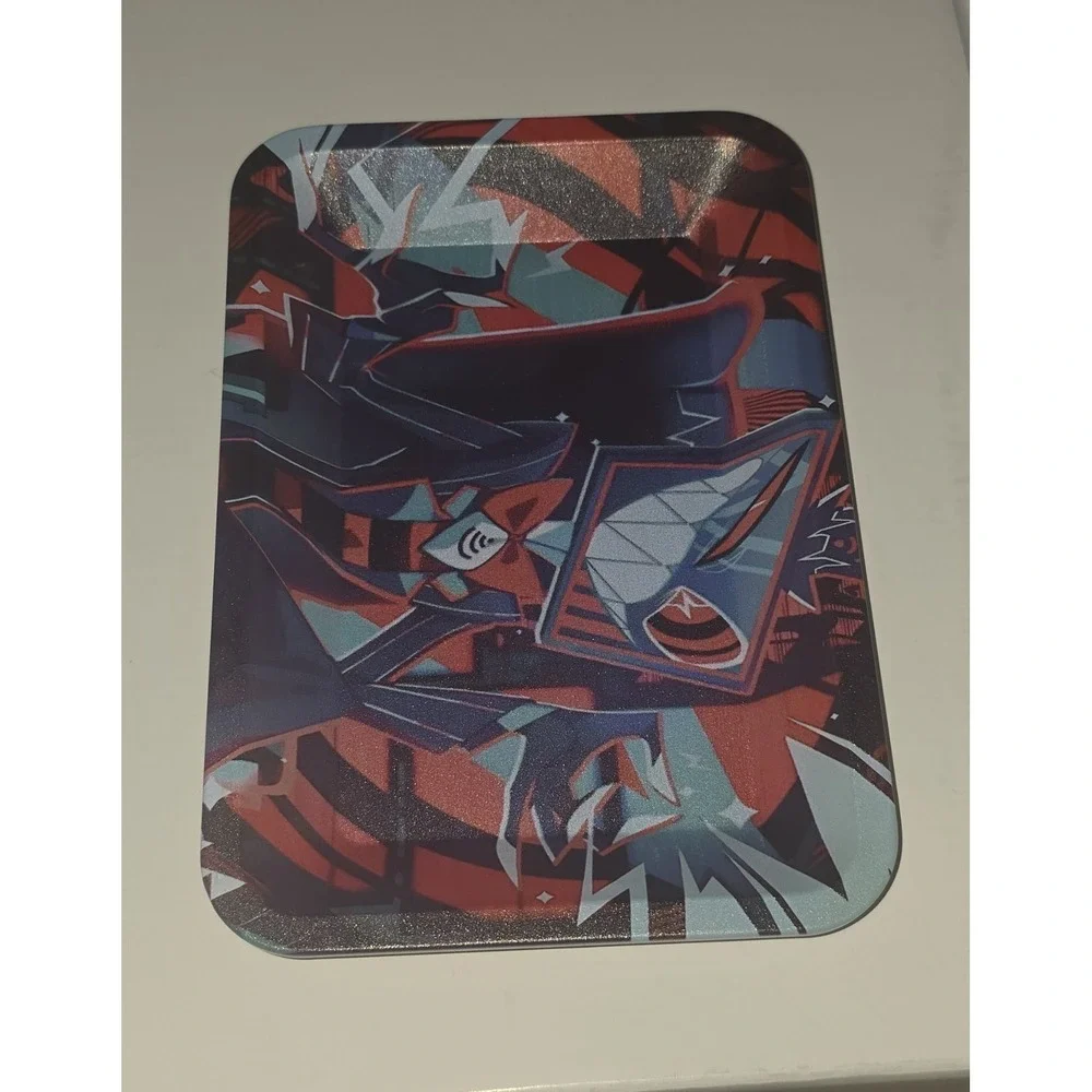 Vox Small Metal Rolling Tray 7x5 Hazbin Hotel Utility Tin Valet Tray NEW